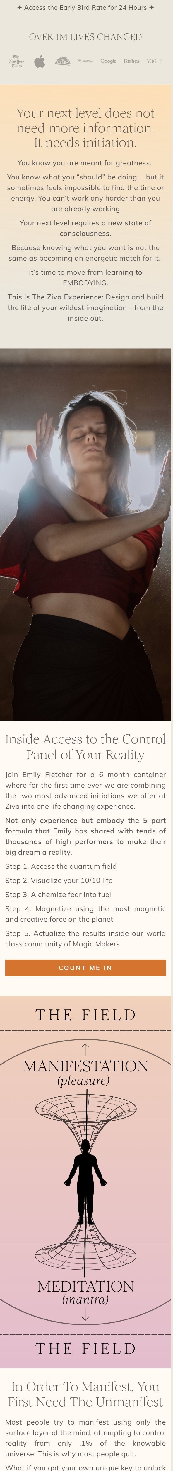 The Ziva Experience with Emily Fletcher