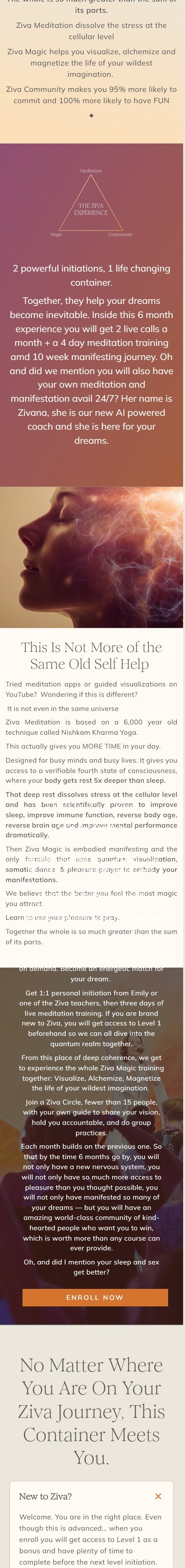 The Ziva Experience with Emily Fletcher